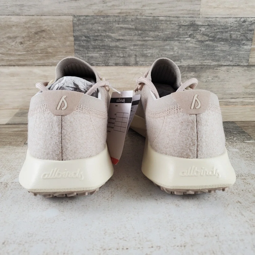Allbirds Wool Dasher 2 Mizzle Mens Shoes Sz 9 Rugged Beige Stony Cream Sneakers